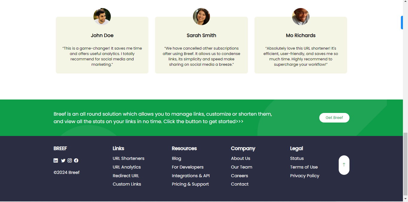 URL shortener project image